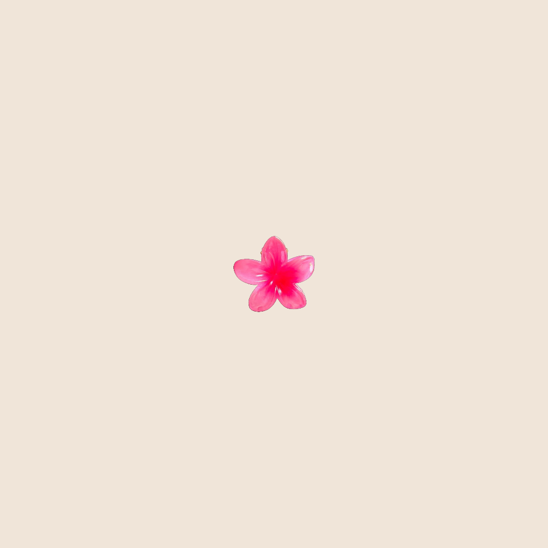 Mini flower hairclip