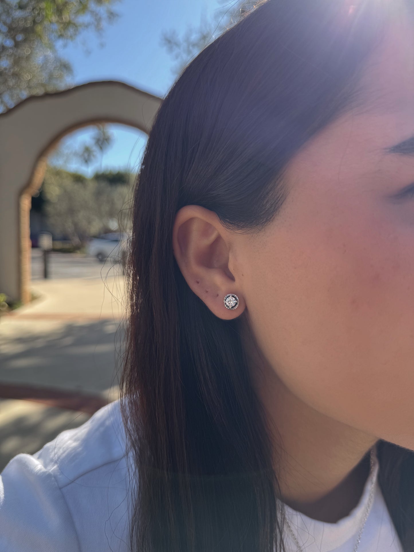 S925 Single wave Studs
